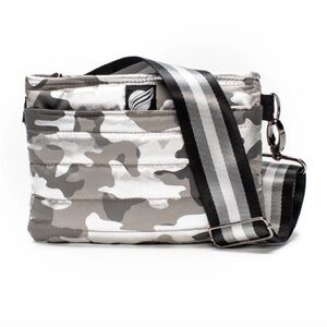 Think Royln the original camo bag shiny camo silver